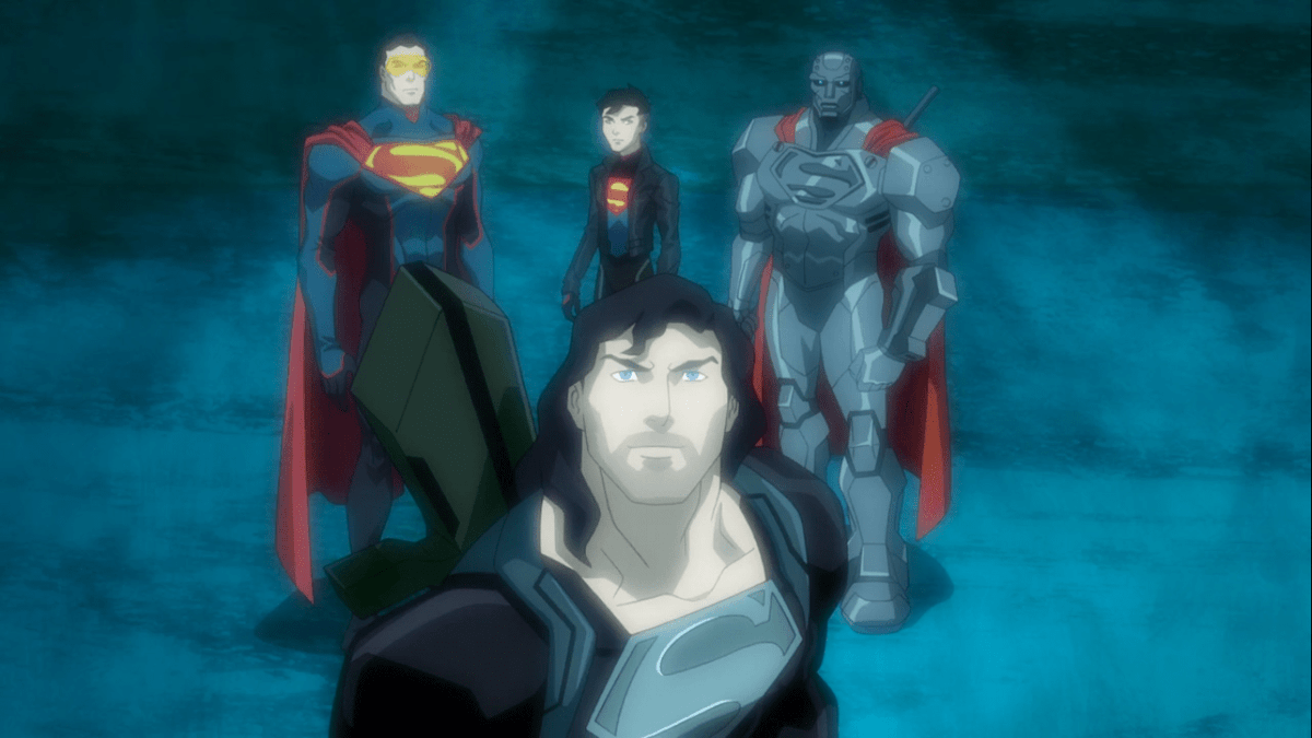 "Reign of the Supermen" (2019) isn't terrible. Superhero resurrection stories are never as interesting as their deaths, but this one is at least somewhat entertaining. You get to see a bunch of Supermen have a ludicrously large fight that would fit right into DragonBall Z.