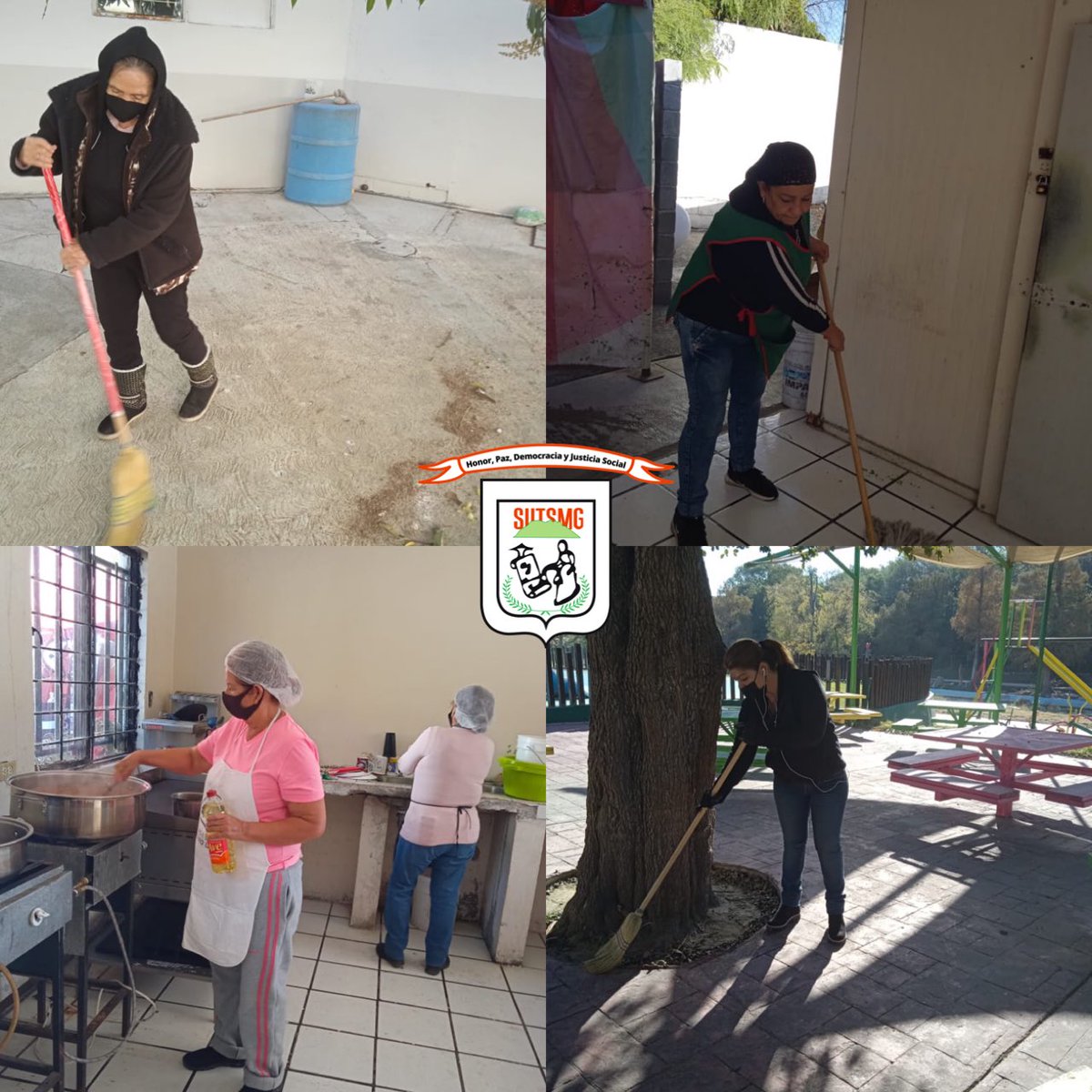 sutsmg's tweet photo. Compañeros de #ParquePipo se encuentran trabajando preparando pedido de comidas y realizando labores de limpieza de sus áreas!

#OrgullosamenteSUTSMG 💪🏻 https://t.co/qOyyMmdtFh