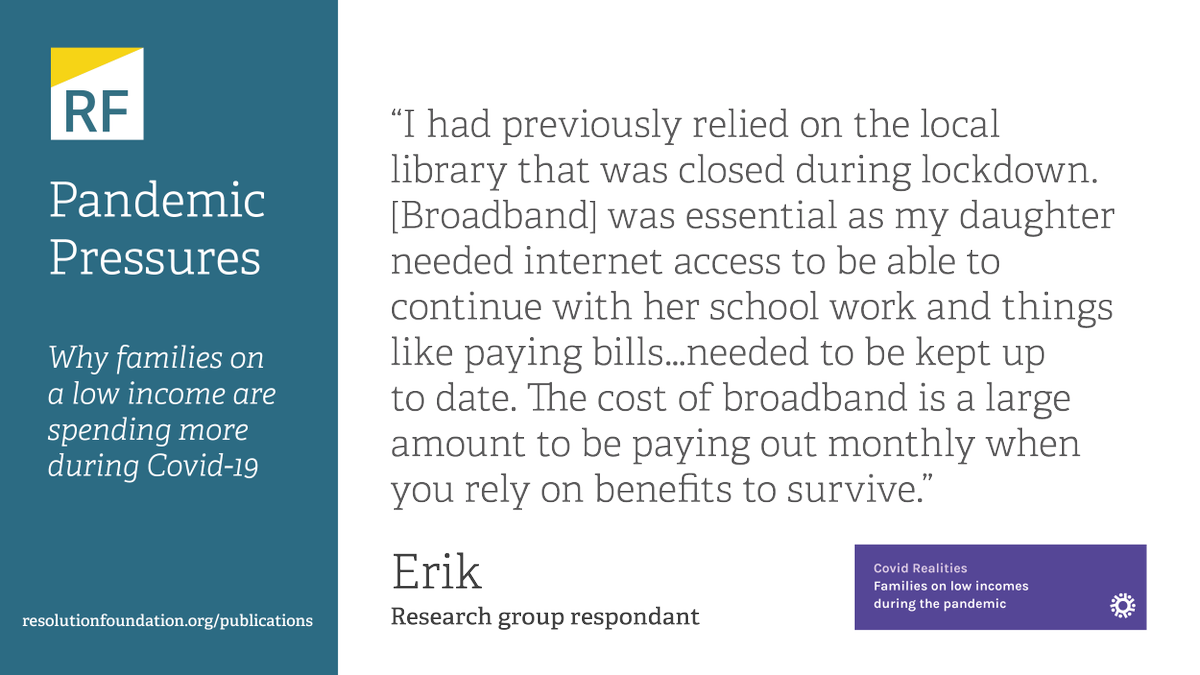 For low-income families, home schooling can be very expensive if you need to buy a laptop or an internet connection, or to buy resources to support those revising for exams.