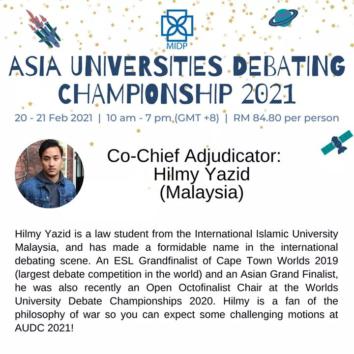 MIDPToday's tweet photo. We promise you stellar judges, interesting motions, amazing cash prizes, and a competitive environment (as per usual) for you to sharpen your debate skills.
.
Register today at https://t.co/54NCENFNUm
For more info: https://t.co/lj6T8iPJgs https://t.co/nZnS1UYGBC