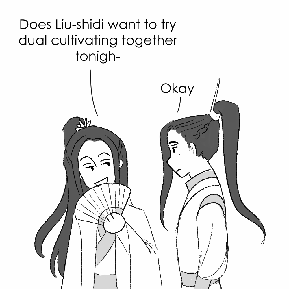 notyourshizun's tweet photo. Liu Qingge doesn't understand what dual cultivation is...
#svsss #人渣反派自救系统 #liushen #scumvillainsselfsavingsystem https://t.co/vL2rYJmIy4