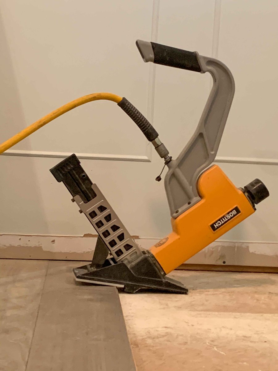 atriumdesignTO's tweet photo. Using this @bostitchtools flooring nailer in the #mississauga project this week. We like the ergonomic design and it is easy to use.
#flooring #floorinstallation #flooringnailer #flooringstapler #Renovation #usetherighttool #bostitch #generalcontractor #photogenic #builder https://t.co/PXU3g1qIZH