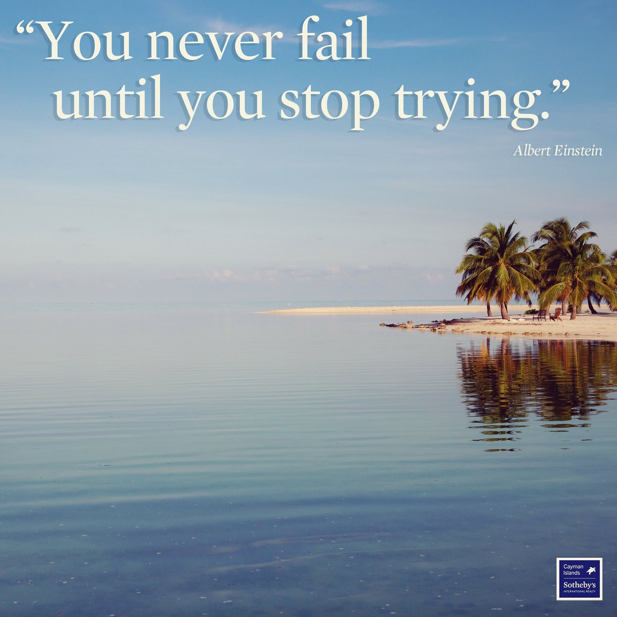 CaymanRealty's tweet photo. #quoteoftheday “You never fail until you stop trying.” #AlbertEinstein
Be #grateful, be courageous and be persistent!

#CaymanStrong #caymanislandsrealestate #CovdifreeCayman #thankful #caymankai #KaiboCondos #GardensoftheKai #CompoundKai #wastinaway https://t.co/phrwNxr8jy