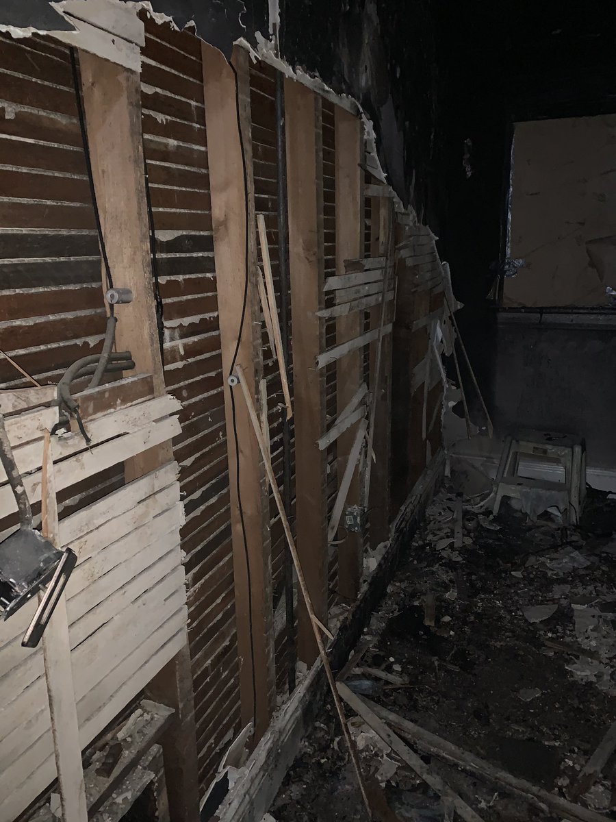 _j_hompoth_'s tweet photo. I can’t believe how quickly a house can become engulfed in flames. 
Bedroom wall. https://t.co/NG9u7HLL1M