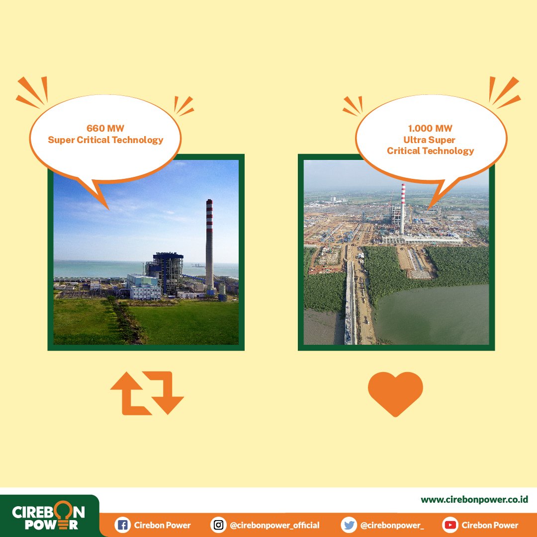 Cirebonpower_'s tweet photo. Kamu tim yang mana?

#CirebonPower #pembangkitlistrik #PLTU #pembangkit #listrik #cleancoaltechnology #energibersih https://t.co/CQI57REn8j