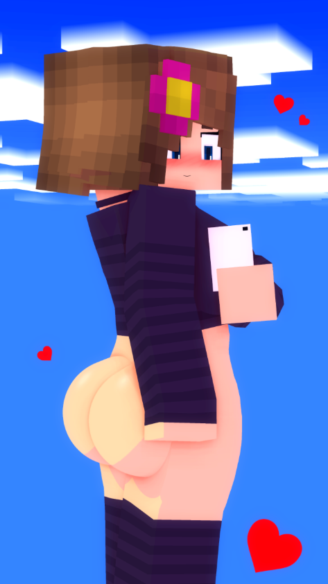 SlipperyT's tweet photo. Bringing you minecraft butt https://t.co/vV8hkoSRyt