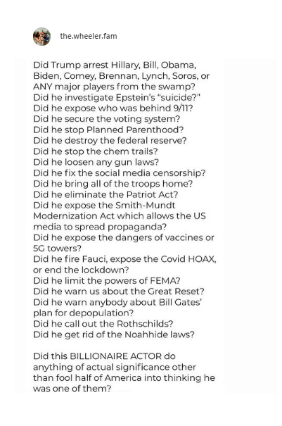 charleybrown77's tweet photo. A checklist for Trump:
https://t.co/Qleve5CPDi https://t.co/tB0iarvIeK