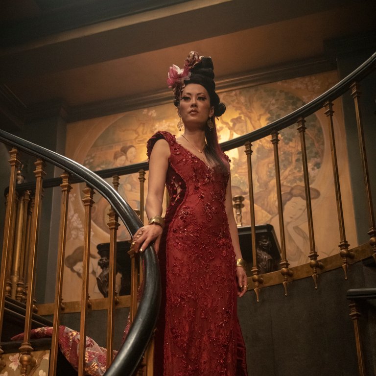 I love my bisexual madame, Ah Toy. From what I understand this character is very loosely based on the real Ah Toy, a Cantonese-born American sex worker and madam in San Francisco, California.  #Warrior  #WarriorMAX