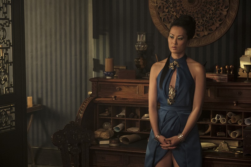 I love my bisexual madame, Ah Toy. From what I understand this character is very loosely based on the real Ah Toy, a Cantonese-born American sex worker and madam in San Francisco, California.  #Warrior  #WarriorMAX