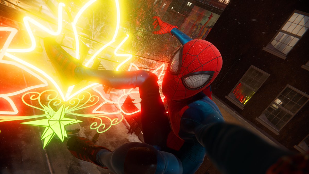 Hawklight's tweet photo. #PS5Share, #MarvelsSpiderManMilesMorales https://t.co/0ReiN76pcD