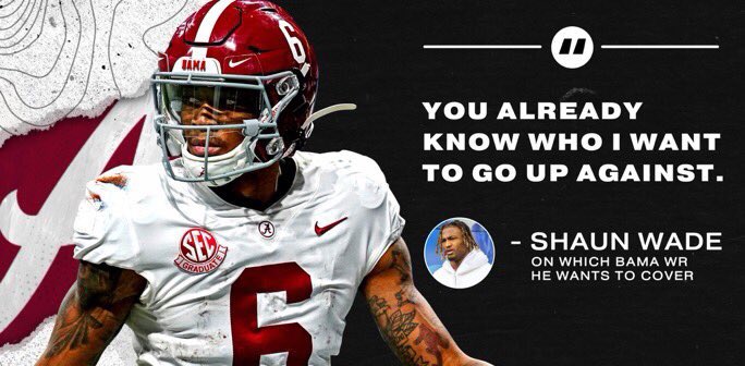 JoePompliano's tweet photo. Alabama WR Devonta Smith has:

— 12 catches
— 215 yards
— 3 TDs

It’s the first half. https://t.co/T6oj9c4Qwo