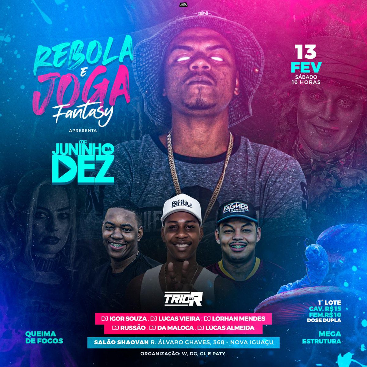 REBOLAEJOGA's tweet photo. Mega Estrutura ✅
Super queima de fogos ✅
Juninho da 10 ✅
Trio da R ✅ 
ISSO É #RBJ PORRA 🥳 https://t.co/yscL7gGmkA