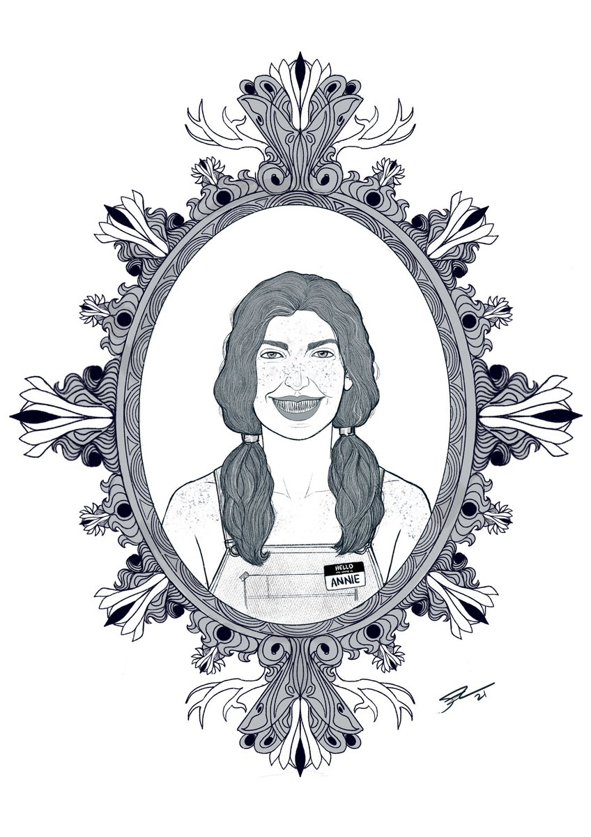sechavar7's tweet photo. Heeeeerrree’s Annie! (Once again, please go read the October Daye books by @seananmcguire because they are excellent and I need someone to scream at about all my FEELS). #ArtistOnTwitter https://t.co/patAtNOZ7l