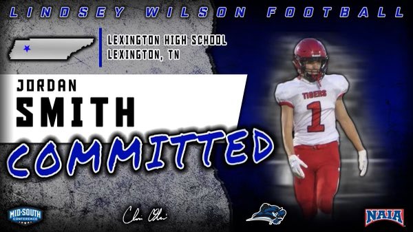 2021JordanSmith's tweet photo. Committed💙 https://t.co/i9oVjo5K2H