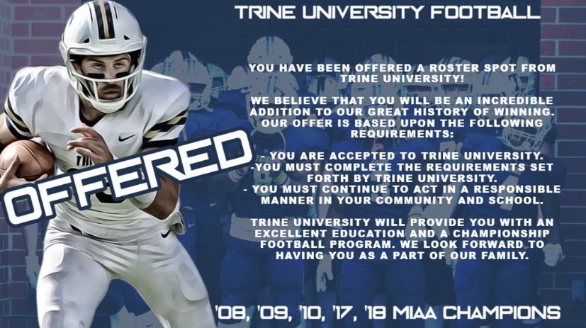 GavinJurkiewicz's tweet photo. Excited and blessed for the opportunity. #thunderfootball https://t.co/hH6qbR1HeH