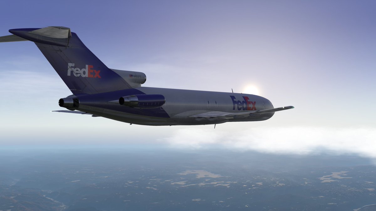 Motosuwa__'s tweet photo. Awesome flight with the gang on @XPlaneOfficial using @posconnetwork . All are welcome to join! Best landing yet in the amazing 727 by @FlyJsim <3 https://t.co/z7Ku7Gyl1D