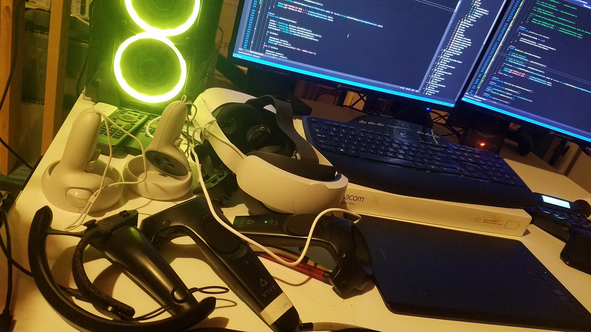 ahairgrow's tweet photo. Too much happening all at once...
#vr #virtualreality #indiegamedev #gamedev #oculus #OculusQuest2 #streamvr https://t.co/xVJnNbTvcF