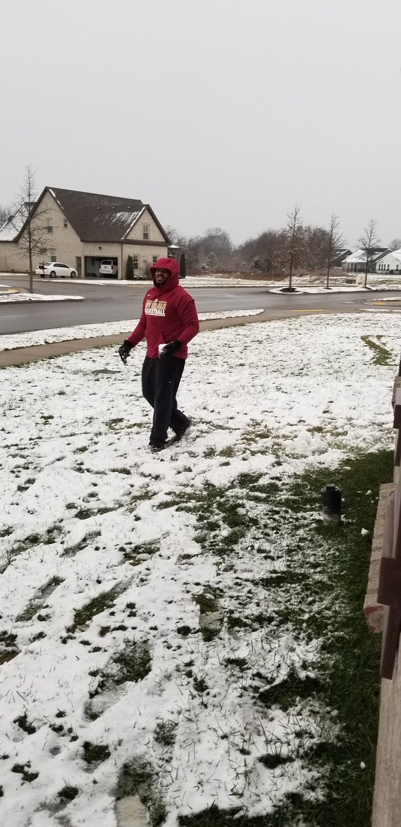 This big kid <a href="/CowansScience/">David Cowan</a>  has been waiting all day to get home and play in the snow!