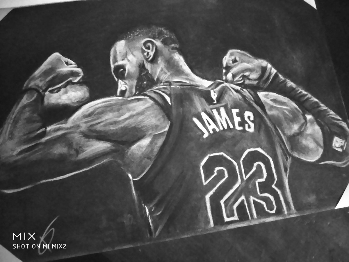 TiberiDd's tweet photo. ✍️ #LeBronJames 
#art #drawing  #portraits #artworks #ArtLovers #NBA2K21 #nba #Lakers https://t.co/LhURT7aKG0