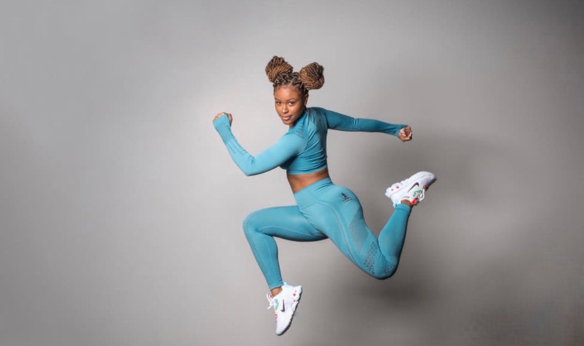 GlolisticFit's tweet photo. Those who don’t jump will never fly 🦋✨ #getupandglo #fitness #dance https://t.co/NvxS1IJp53