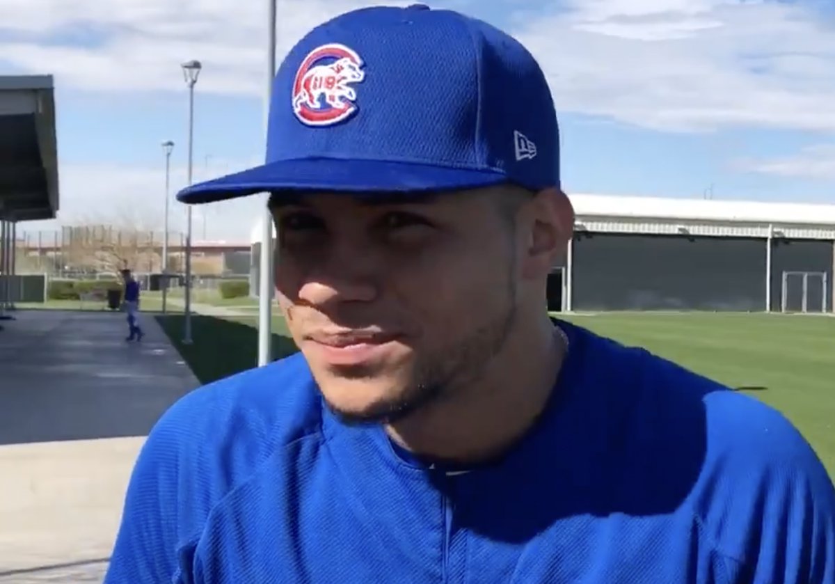 BleacherNation's tweet photo. When someone says Willson Contreras is not the best. https://t.co/ykLO3lOK0L