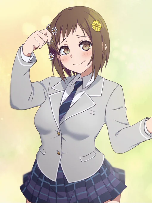 つぐみおたおめ🎉🎉🎉
お花のヘアアクセとっても良き👍

#羽沢つぐみ誕生祭2021 