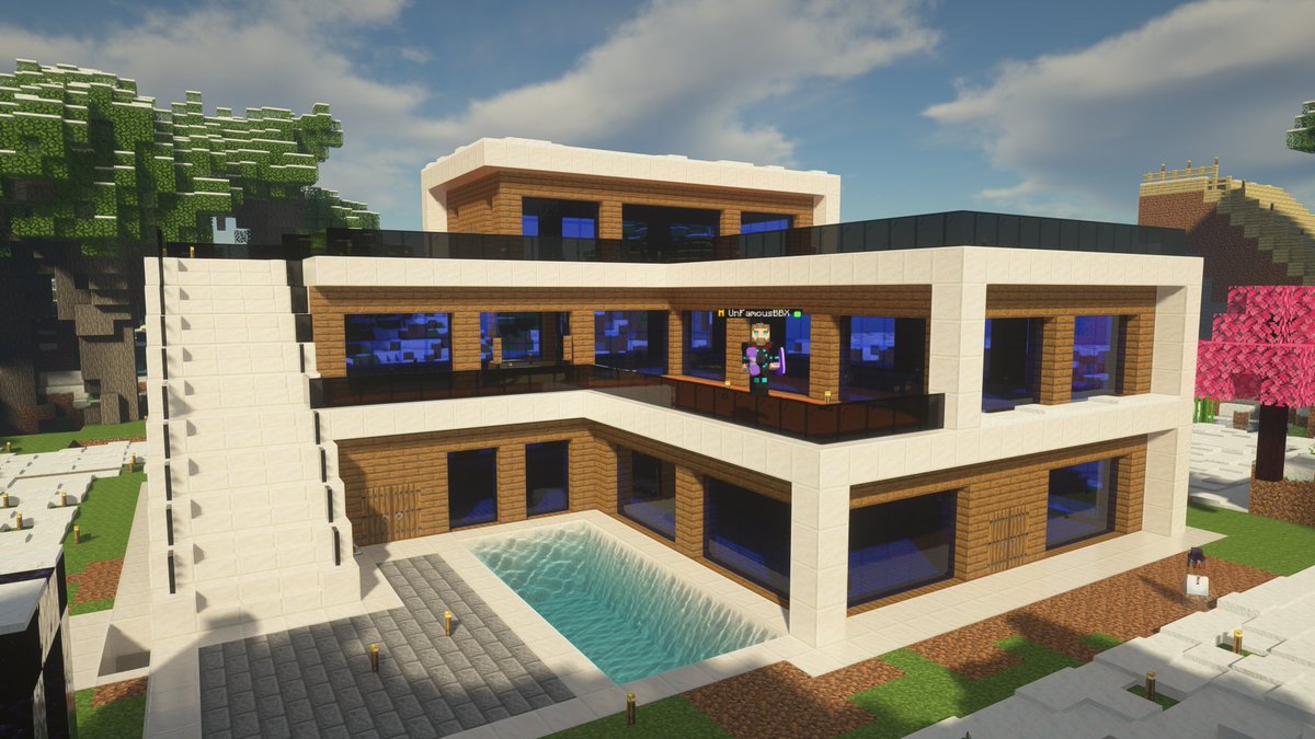 UnFamousBBX's tweet photo. Así ha quedado nuestro hogar en @StreamfieldSMP 😎#streamfield https://t.co/Syh2a0Ab0l
