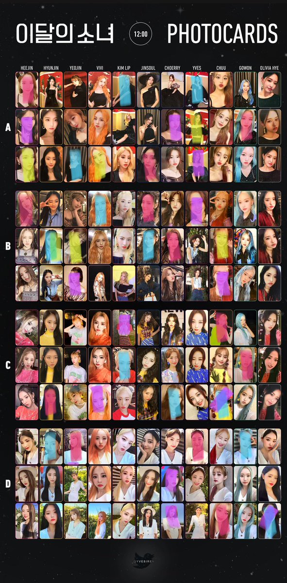 Loona 12:00 wtt pc trade

Have: 
Chuu C, Olivia D, Hyunjin B

Want: any unmarked pc in second pic, priority to-
Any unmarked Yeojin
ViVi D
Kim Lip B 
Jinsoul C
Chuu A or D
Any unmarked Go Won
Olivia B

USA only pls
<a href="/loonapctrade/">wtb/wts/wtt loona photocards UNTAG IN REPLIES</a> 🙏