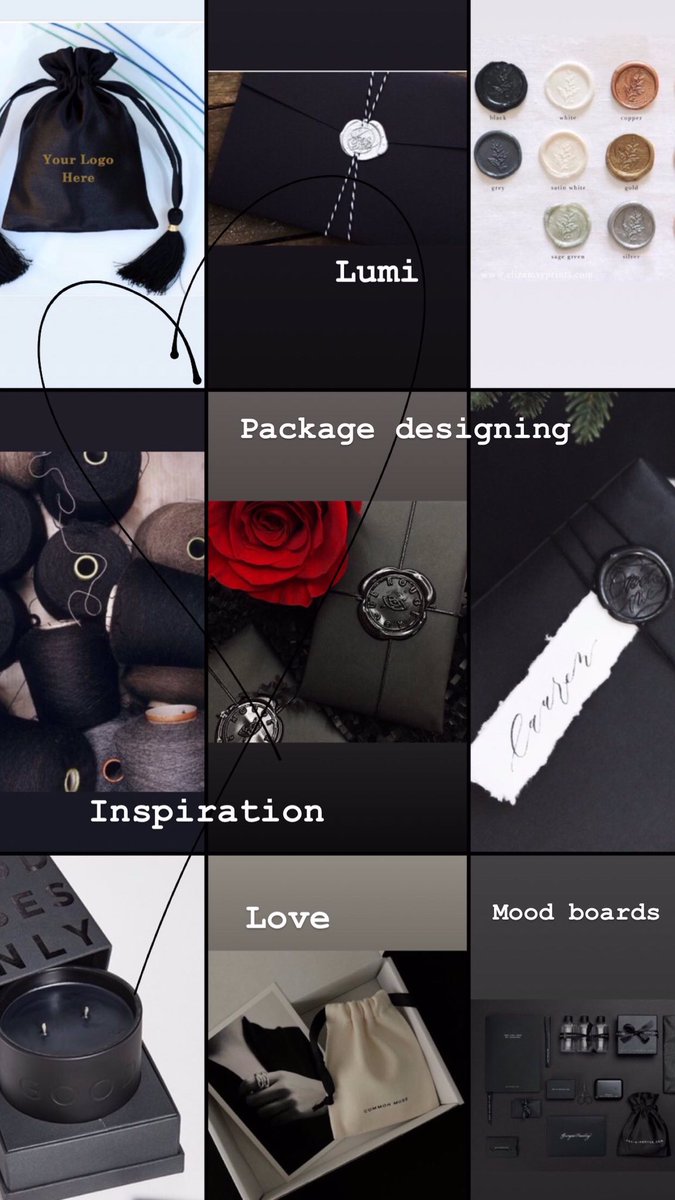 Package designing for my new business ❤️🖤