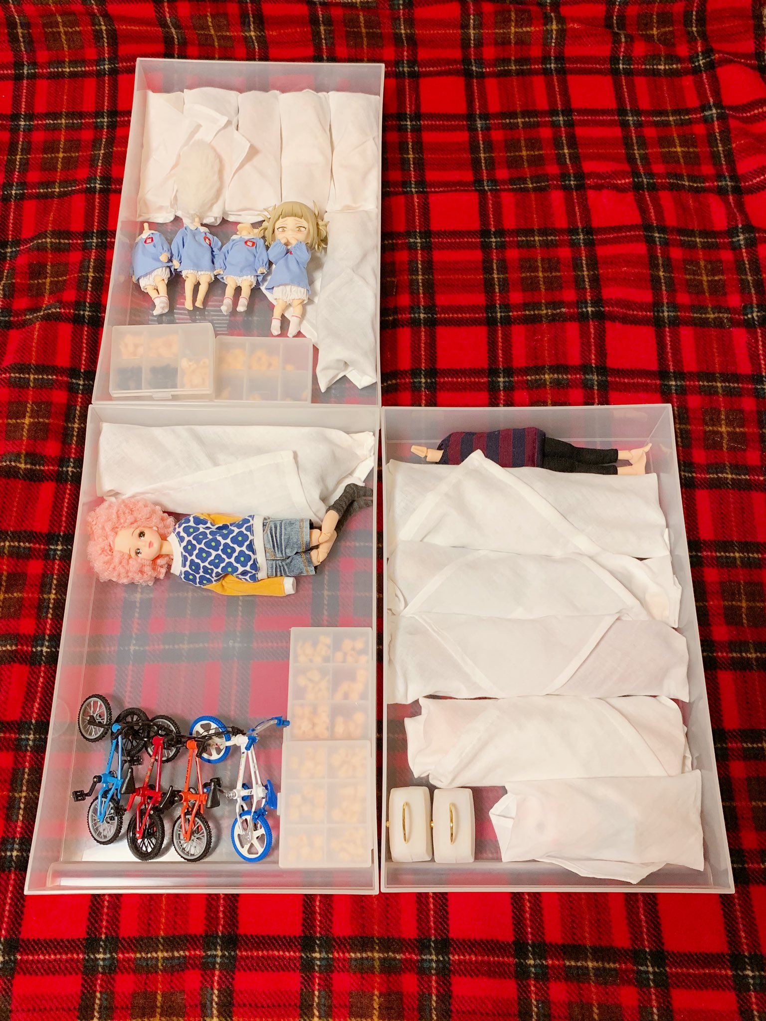 ◇R 様◇ご専用♪オビツ11・リカちゃん♥︎ドールハウス &収納ケース