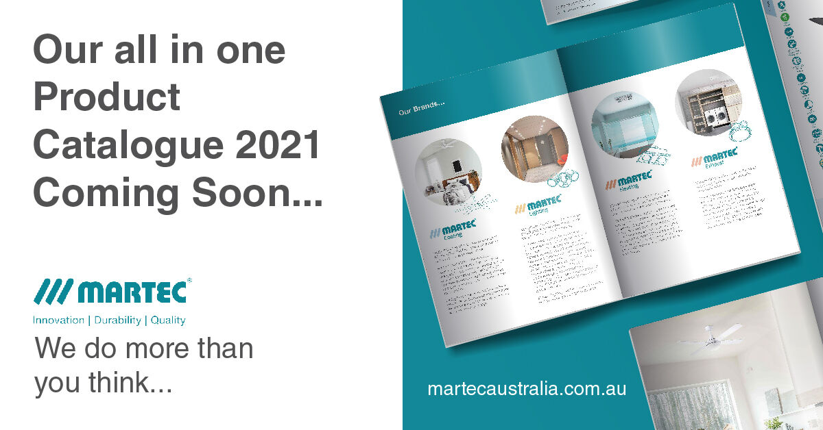 MartecAU's tweet photo. Martec® ALL-IN-ONE Product Catalogue 2021 is coming soon…

Inside you can find all our current product offerings from ceiling fans, LED lighting, bathroom heaters and exhaust fans.

Register your interest with your local Martec® representative for a hard copy deliver to you! https://t.co/oy3aHkuG6G