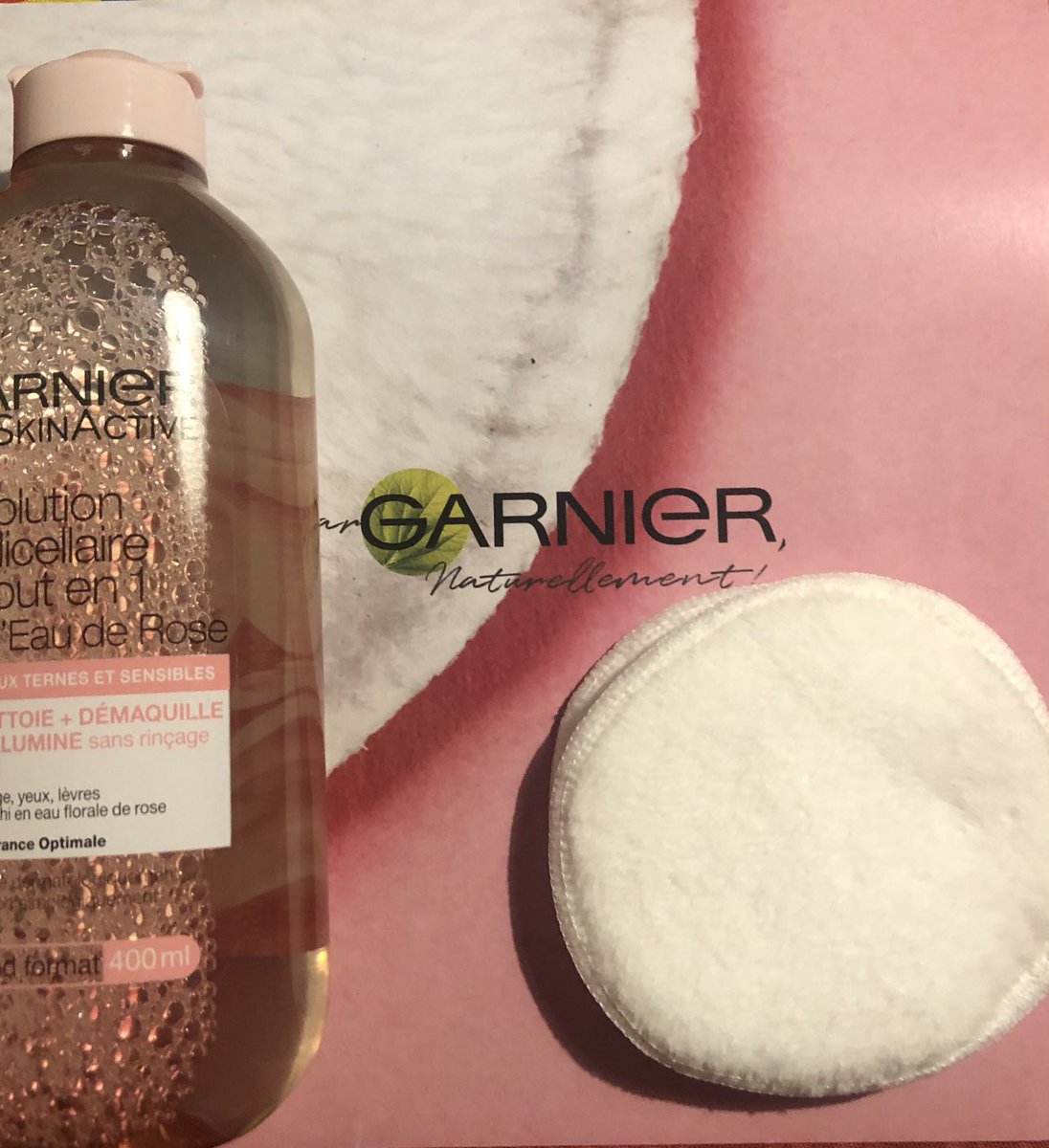 carmousssa's tweet photo. Les disques cotons réutilisables de #Garnier sont écologiques et se combinent parfaitement avec les eaux micellaires #Garnier #ecopadsgarnier 👌😊❤️❤️❤️ https://t.co/6Sz85l8BH9