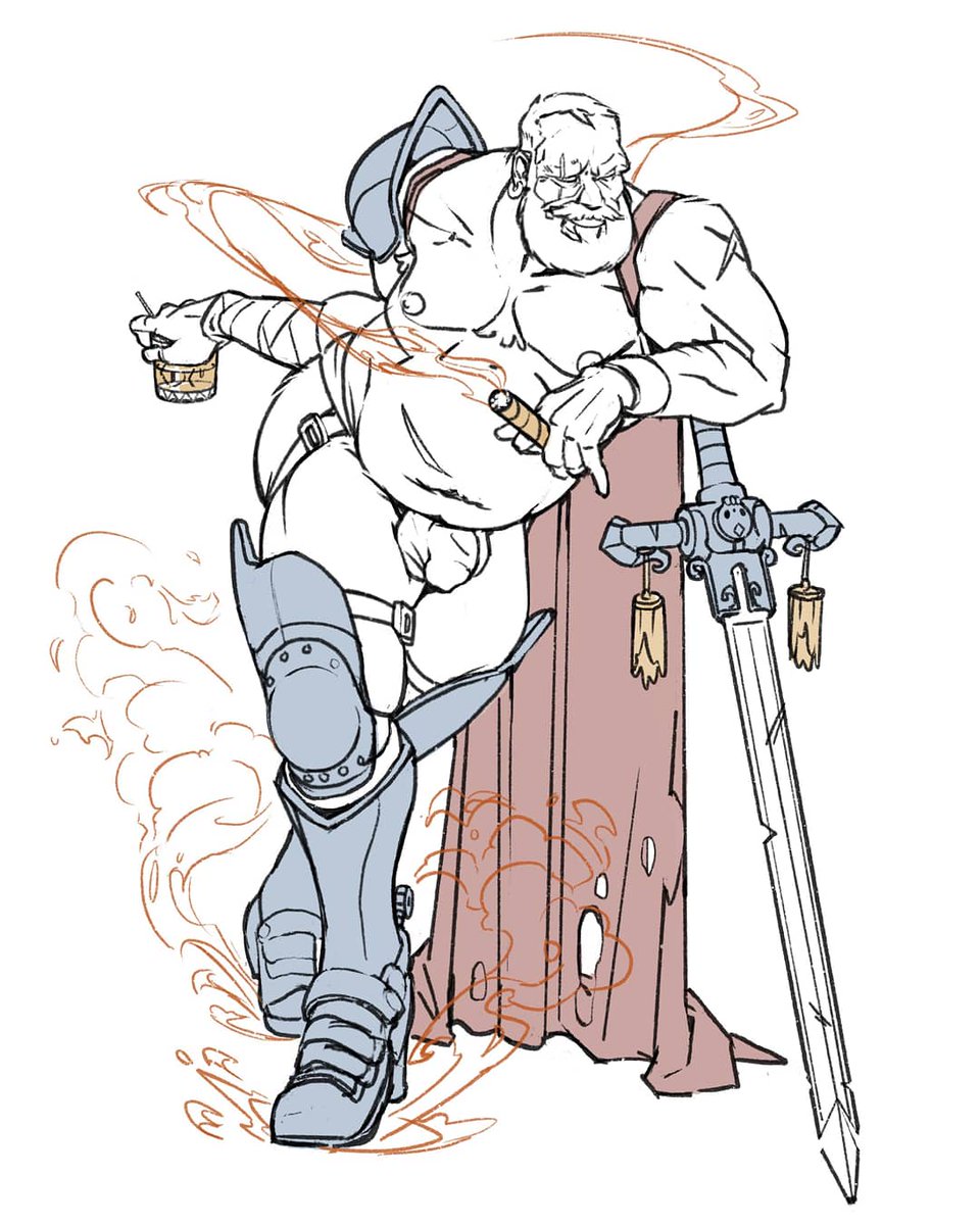zach_draws's tweet photo. Can I get more video game characters that look like this please?  #illustration #Procreate #queerartist #characterdesign #conceptart https://t.co/0zTz4TdJ64