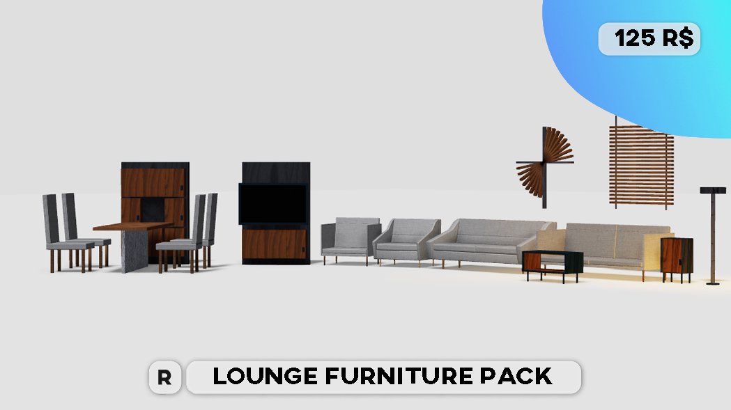 RobloxRAVAL's tweet photo. The Lounge Furniture Pack &amp; Snack Pack are now on-sale! Grab yourself a copy today at the RAVAL HUB! https://t.co/B2HjJhKJHG