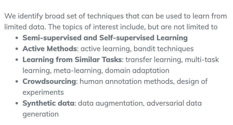 Excited to organize the "Data-efficient Machine Learning (DeMaL)" workshop <a href="/TheWebConf/">The Web Conference</a> along with <a href="/chandankreddy/">Chandan Reddy</a> and Nikhil Rao. The call for papers is available at demalworkshop.github.io. Consider submitting your relevant work, see topics below. #www2021