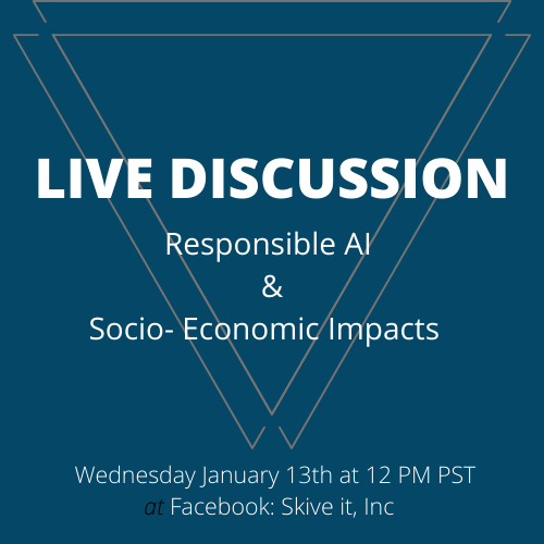Skiveit's tweet photo. This Wednesday, we are continuing our famous topic, "#Responsible AI Series", that is liked by most of you. In 2 days, we will be covering this topic with the focus in #socio-#economic impacts of #AI #regulations around the world. Send in the questions now! https://t.co/j6zBtLEHKQ
