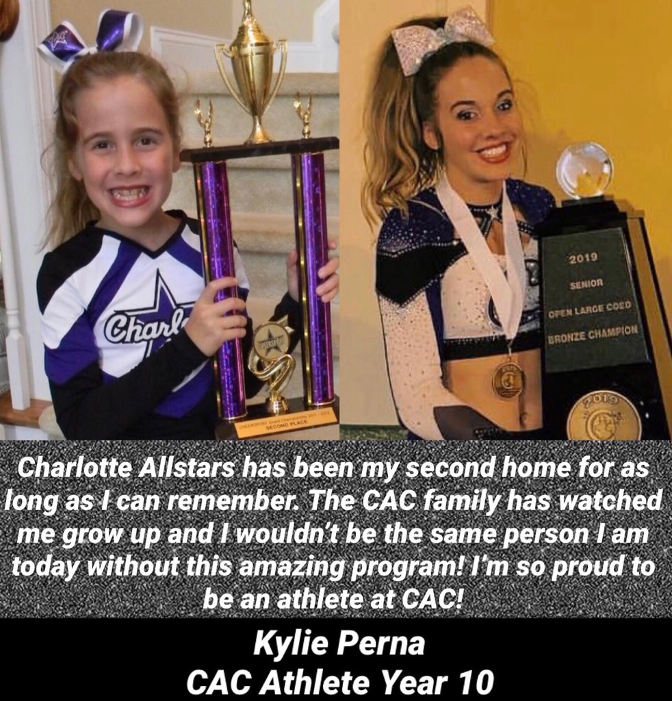 “How has Charlotte Allstars been life changing for you?” #purplepride💜🖤