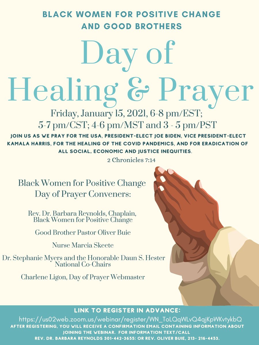 Registration is open for "Day of Healing and Prayer"
us02web.zoom.us/webinar/regist…