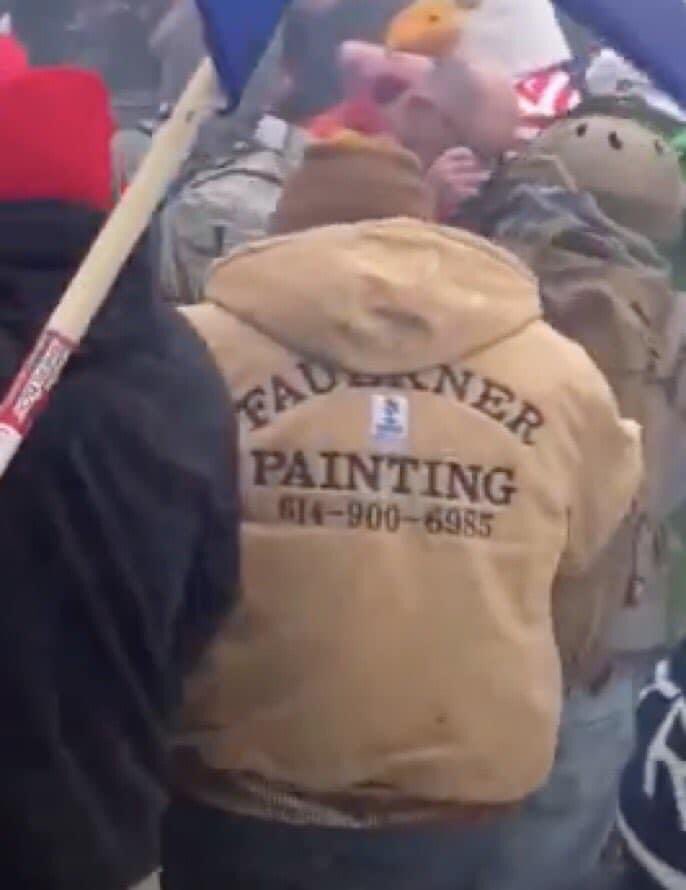Hjones1213's tweet photo. If you live in Ohio &amp; need any painting done, I would not recommend this company. They were at the Capitol on 1/6. https://t.co/VJyORTN6FE