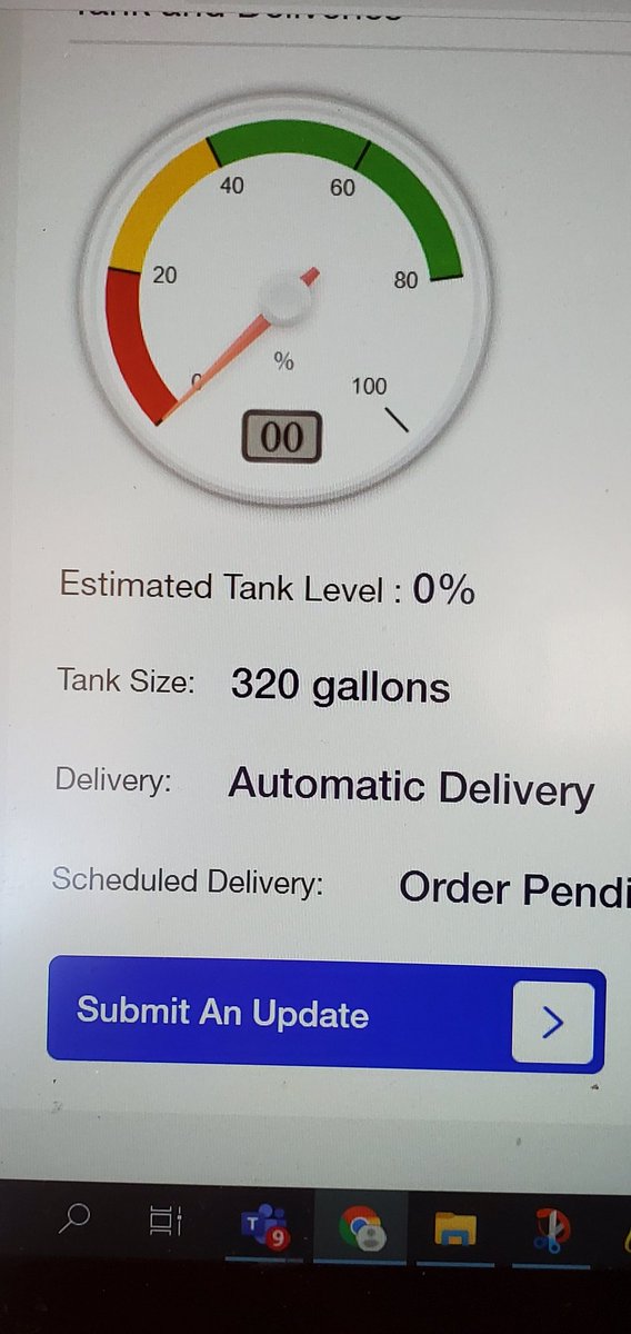 RachelWalter1's tweet photo. @AmeriGas even your own dashboard knew it was empty yet your customer service just dropped my call https://t.co/ca2s29v1OZ