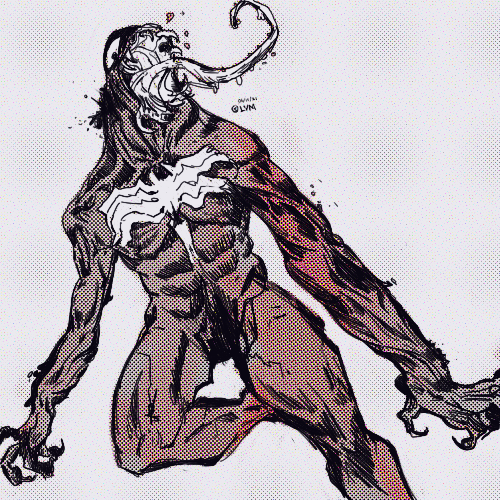 Belacqua_Fish's tweet photo. 01/11/2021, I drew Venom today. #procreate #venom #sketchbook #sketch Trying to channel my inner J Harren And give myself everything I want. https://t.co/toecCBHVVT