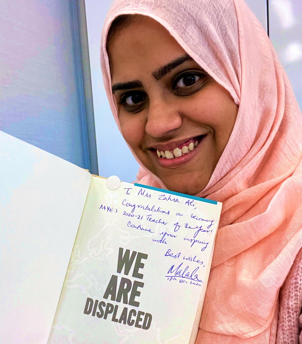 Thank you <a href="/malala/">Malala Yousafzai</a> for recognizing our phenomenal Teacher of the Year! You make us proud &amp; so does Mrs. Ali!! #MYE #LEAPForward 🧡 <a href="/MalalaFund/">Malala Fund</a> <a href="/FortBendISD/">Fort Bend ISD</a>