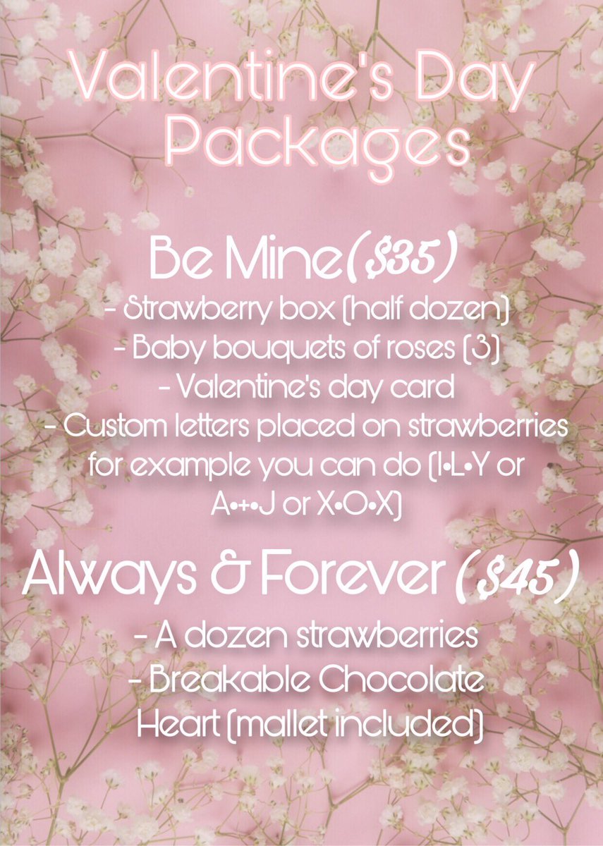 fatty_amanda14's tweet photo. Alright everyone first come first serve i’m only taking on 11 people each package! Pick up location in Kent. PM me to reserve your spot w/deposit☺️

This year i’ll also be doing a giveaway!

❤️RT for a chance to win a BE MINE package❤️ Winner announced 2/12 https://t.co/2aw7jVP6DQ