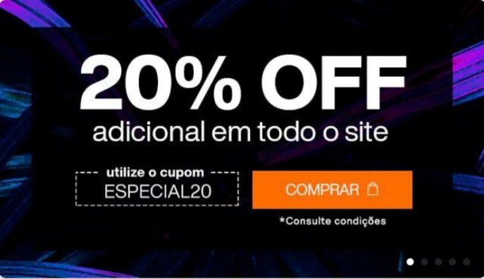 Acesse: natura.com.br/consultoria/va…
Aplique esse cupom pra garantir 20% de desconto.