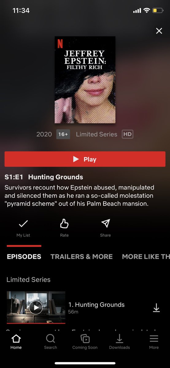 ngl this was a bit hard to watch but it exposes Jeffrey Epstein and the web of abuse/sexual exploitation of underage girls