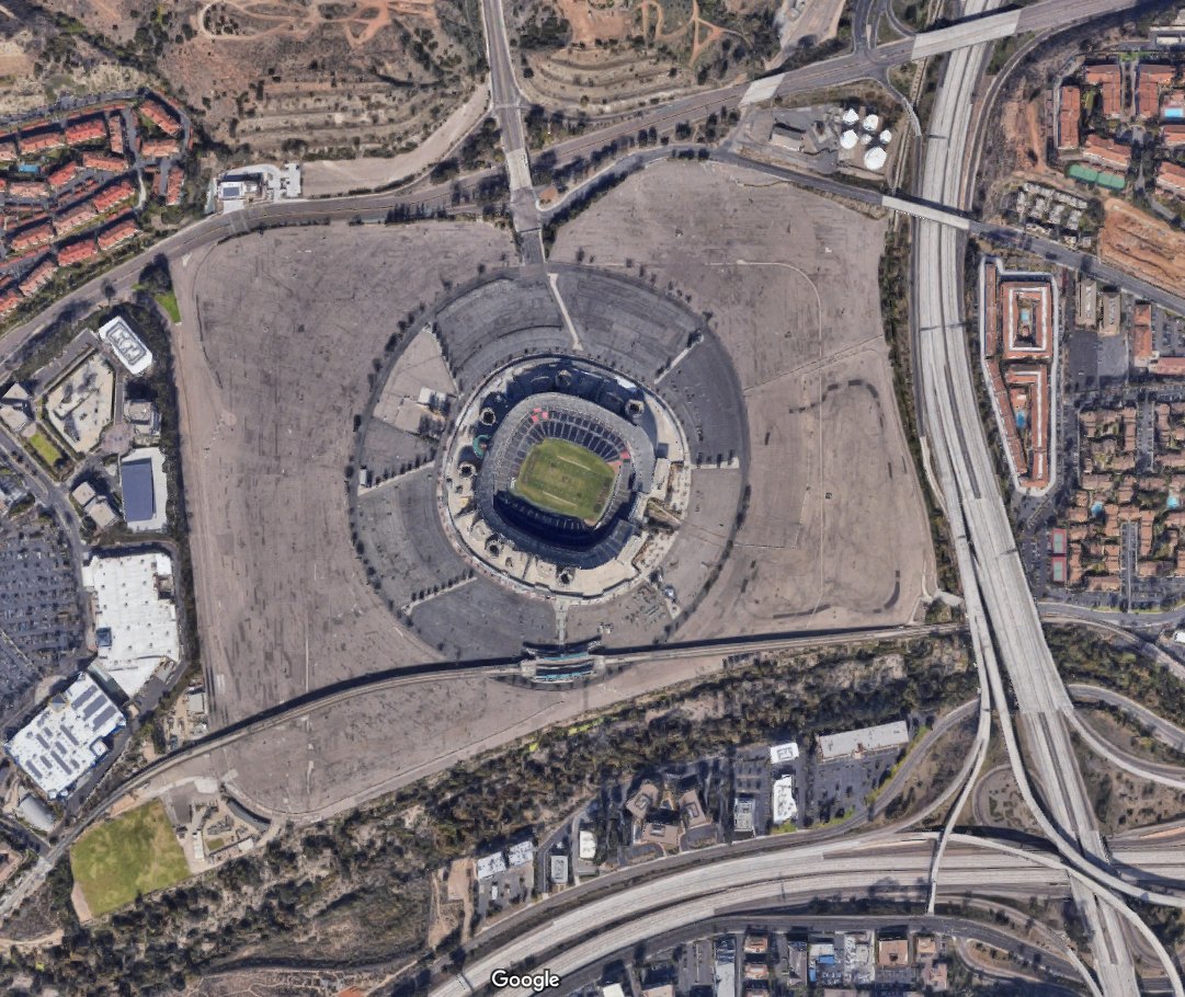 In the US, these teams are so unassociated with their neighborhoods, sometimes they just pick up and leave.San Diego Chargers (left) vs Paris Saint Germain (right)