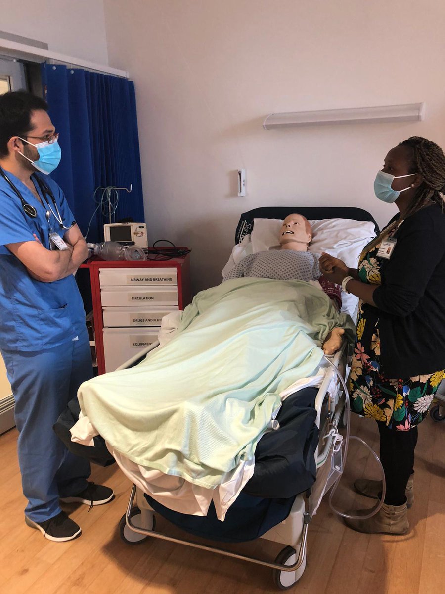 FY high fidelity Simulation session tomorrow <a href="/RoyalPapworth/">Royal Papworth Hospital NHS FT 💙</a> covid safe, smaller numbers MDT faculty 👍 As this is mandatory training part of <a href="/EOE_Foundation/">EOE_Foundation</a> school, we must continue @EoETrainees2020 <a href="/HJohnson2FSD/">Dr Helen Johnson</a> <a href="/NHSHEE_EoE/">NHSE Workforce, Training and Education – EoE</a> Training goes on !!!