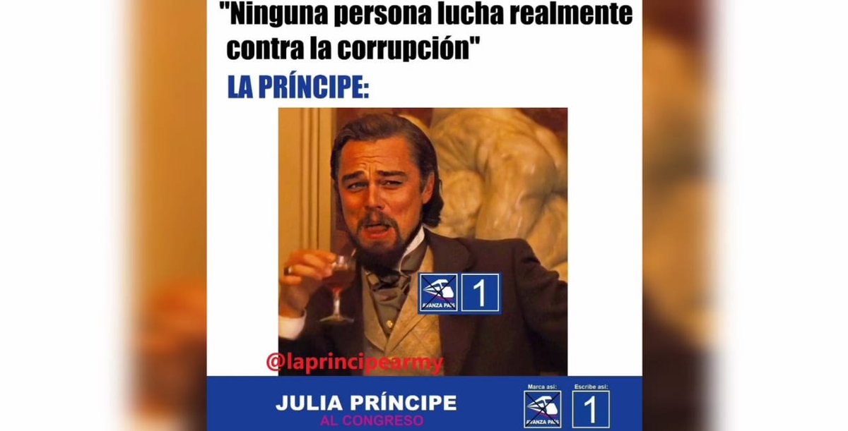 LaPrincipeArmy's tweet photo. El Perú si tiene personas comprometidas en la lucha contra la corrupción, regresó “LA PRÍNCIPE”, ¡cuídense los corruptos!
#EleccionesPresidenciales2021 https://t.co/lHx70toBxW