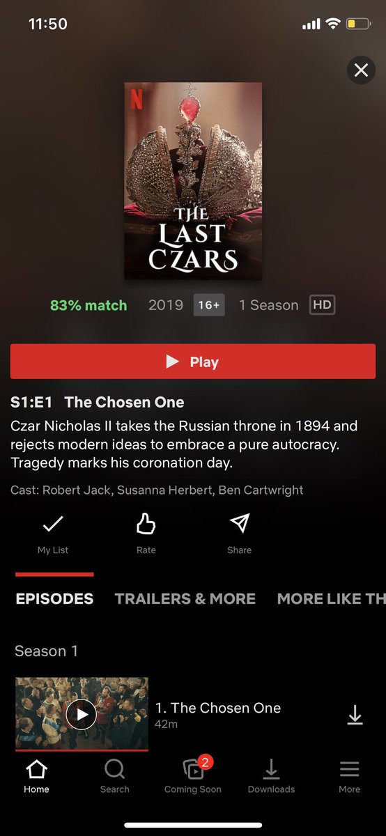 the interesting thing about this is it’s a docuseries but it’s actually acted outi never knew about the czars in russia till i watched it
