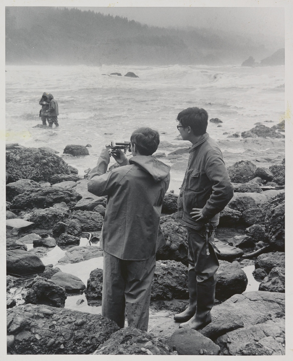 stmarysca's tweet photo. Pulled straight from the archives! Circa 1965 Gaels took a Jan Term visit to Anchor Bay tide pools near Gualala, CA. #JanTerm #gogaels https://t.co/295gAFMuFN